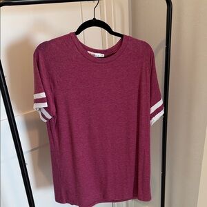 Maroon Short Sleeve T-Shirt